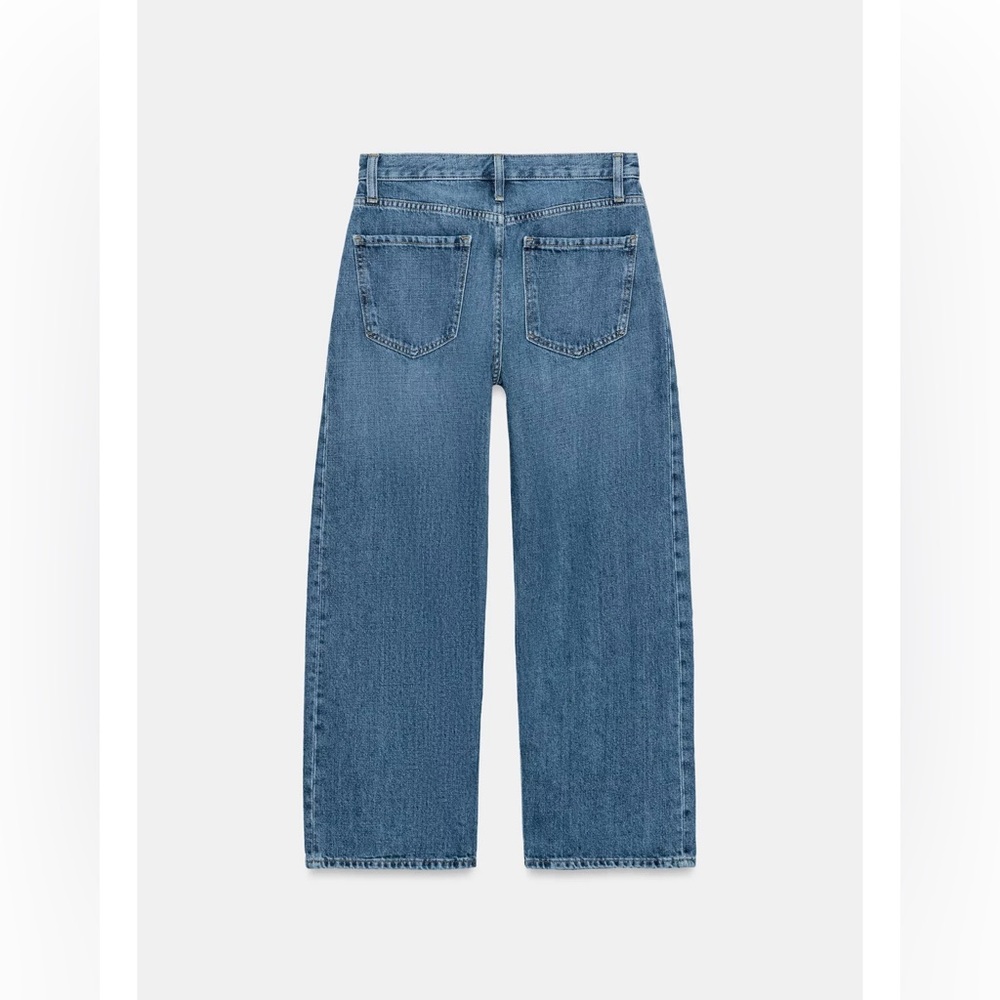 ZW Collection Mid-Rise Ankle Relaxed Jeans - Mid-Blue - Picture 6 of 6